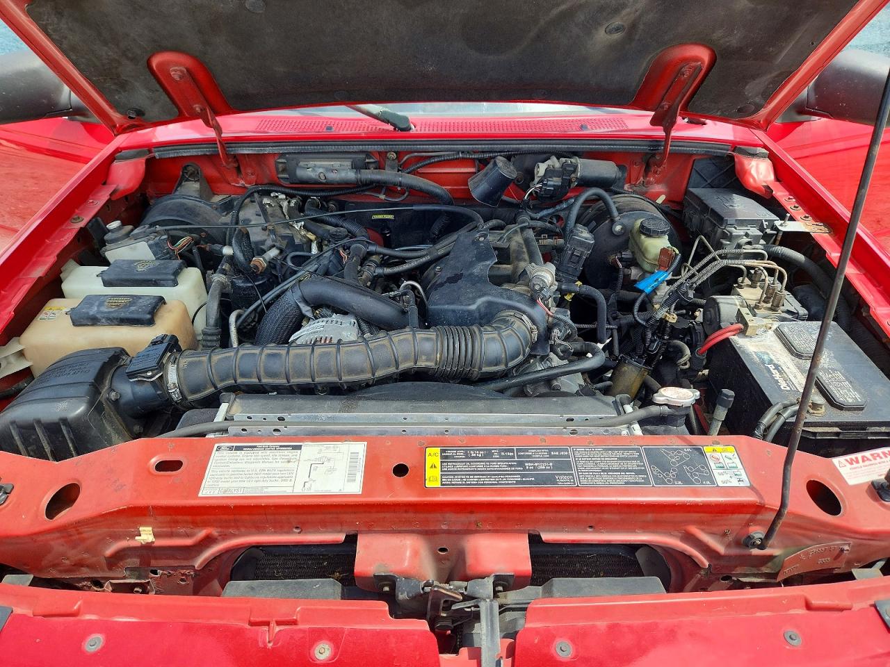 2002 Ford Ranger Super Cab Red vin: 1FTYR14U62PB00271