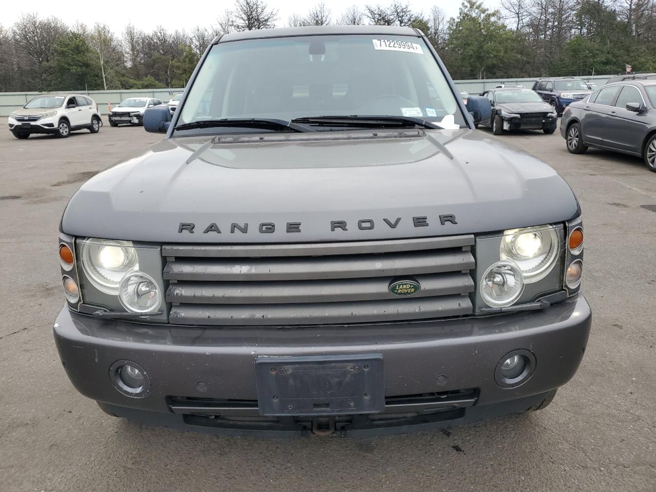 2004 Land Rover Range Rover Hse Gray vin: SALME114X4A171843