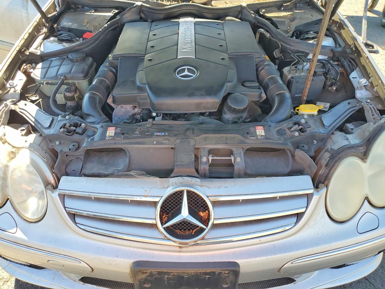 2003 Mercedes-benz Clk 500 Silver vin: WDBTJ75JX3F050215