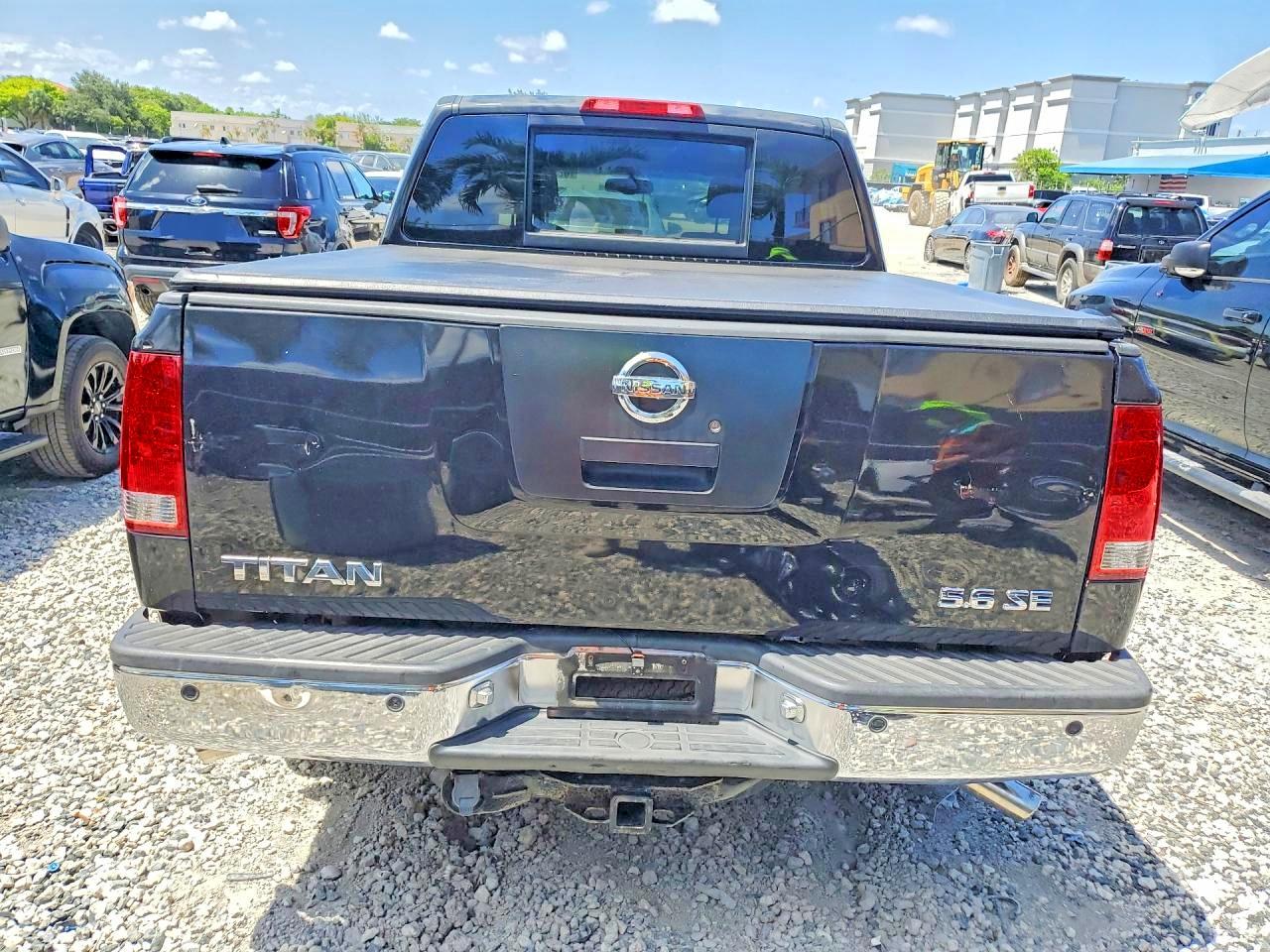 2006 Nissan Titan Xe Black vin: 1N6AA07B96N508176