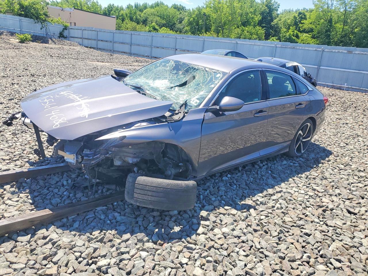 2020 Honda Accord Sport Gray vin: 1HGCV1F39LA121101