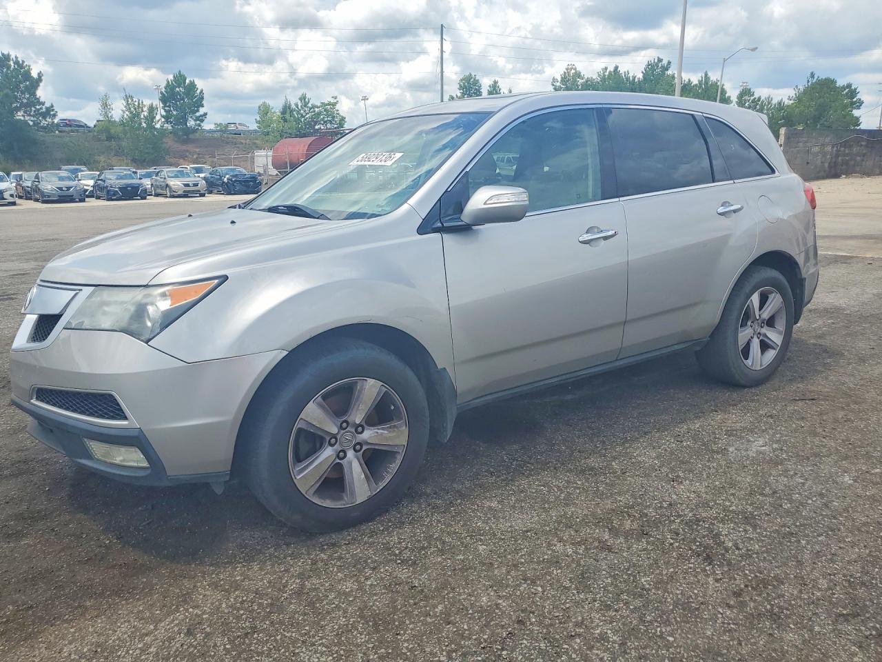 2013 Acura Mdx Silver vin: 2HNYD2H24DH510369