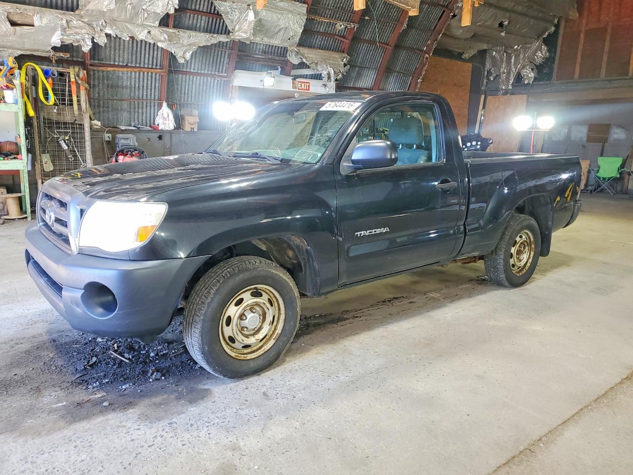 2009 Toyota Tacoma Base Черный vin: 5TENX22NX9Z637299