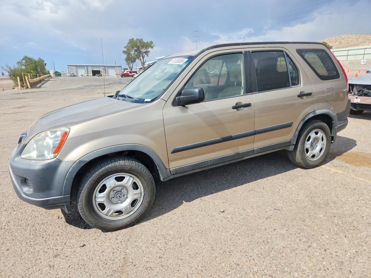 2005 Honda Cr-v Lx Tan vin: JHLRD68575C003890