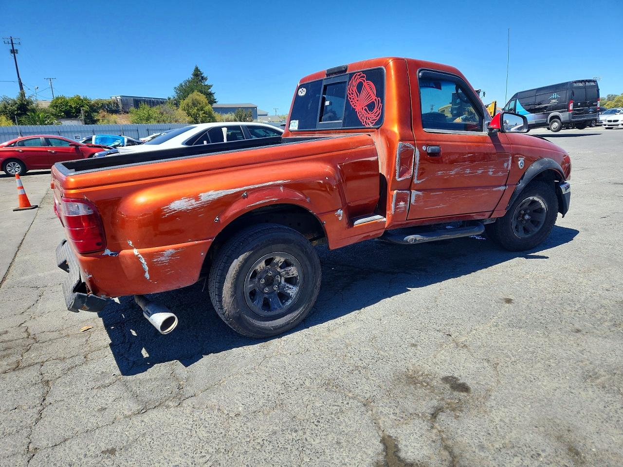 2004 Ford Ranger Orange vin: 1FTYR10U54PA28617