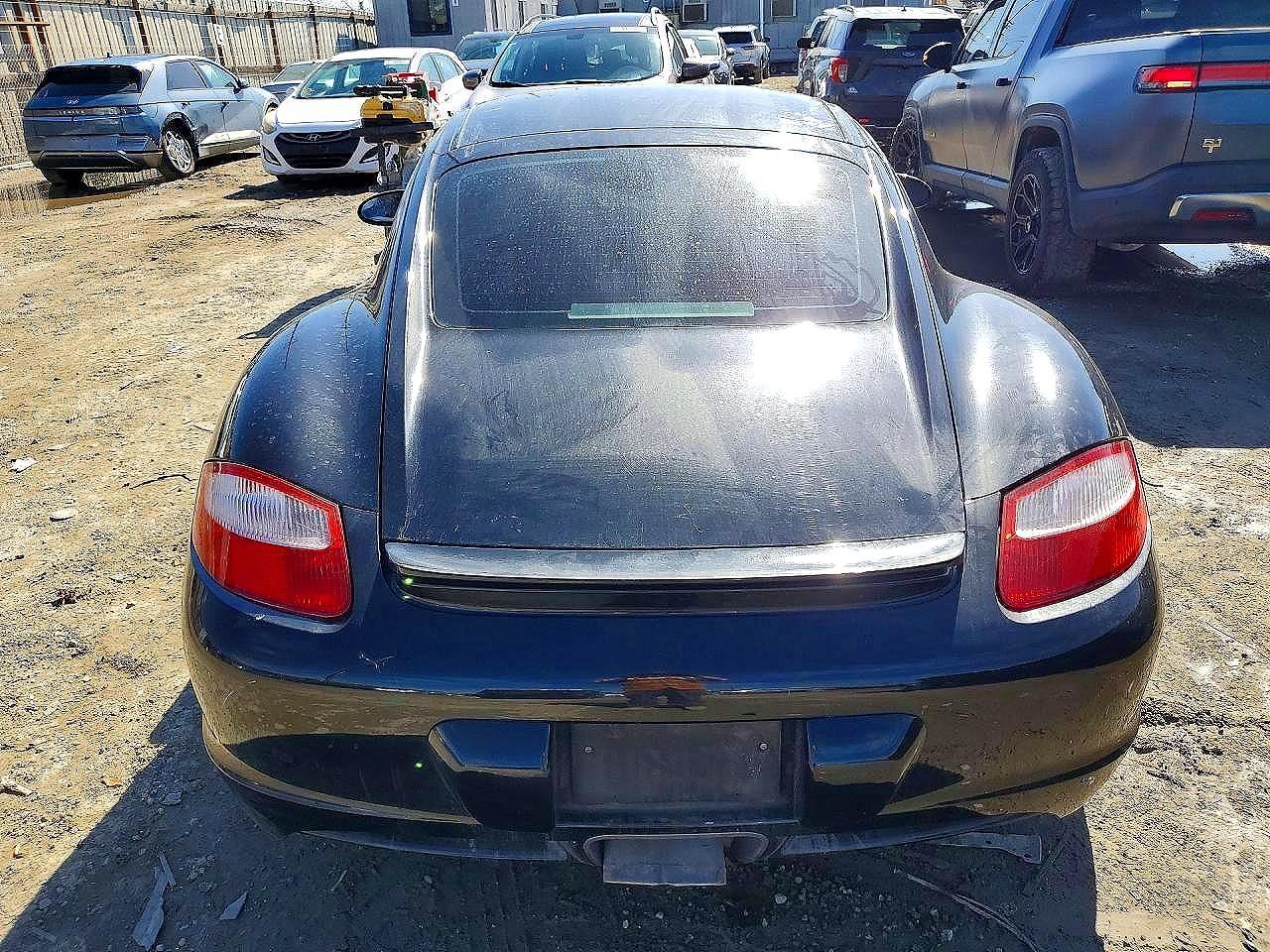2006 Porsche Cayman S Black vin: WP0AB29886U781712