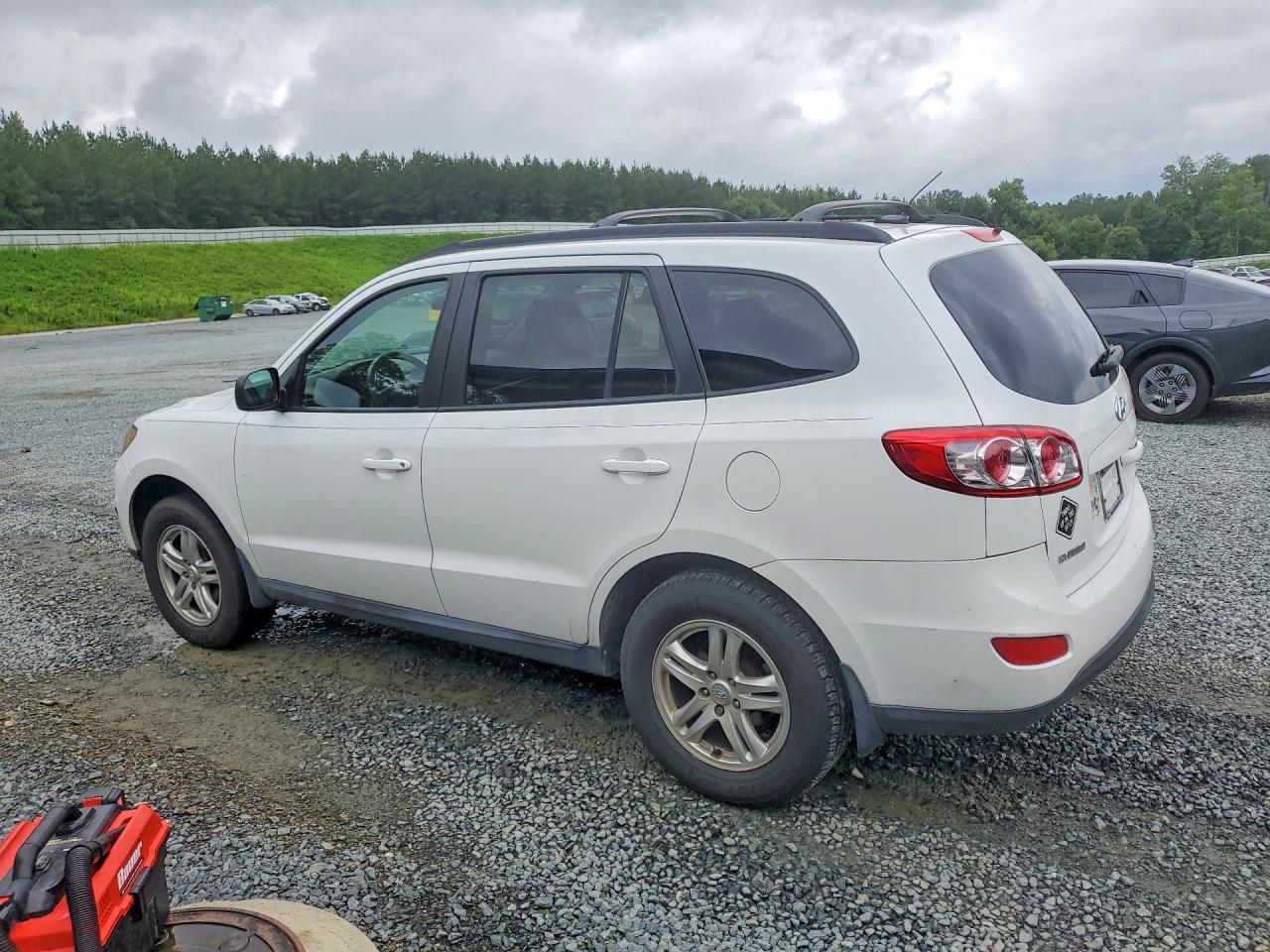 2011 Hyundai Santa Fe Gls White vin: 5XYZG3AB5BG036705