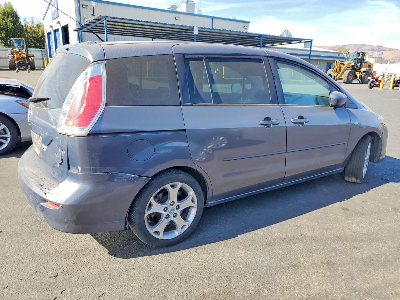 2008 Mazda 5 Charcoal vin: JM1CR29L580307560