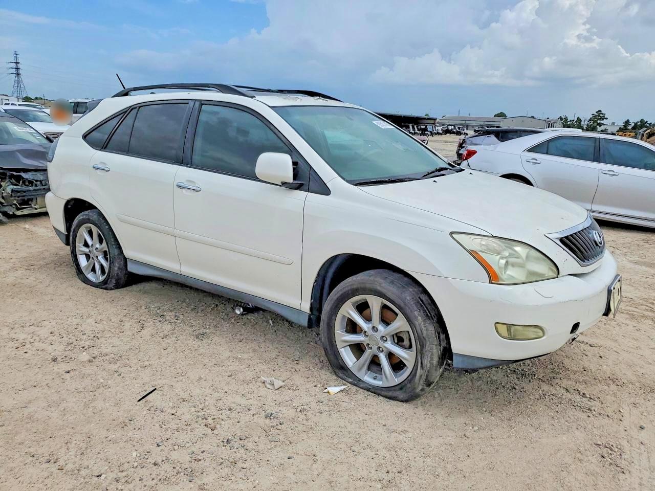 2009 Lexus Rx 350 White vin: 2T2GK31U79C059606