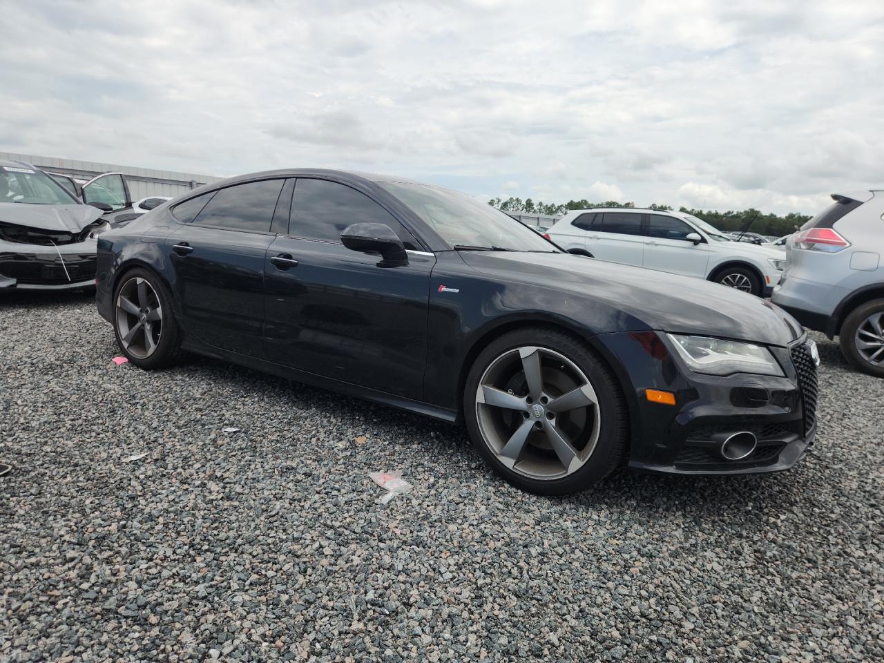 2012 Audi A7 Prestige Black vin: WAUSGAFC8CN001476