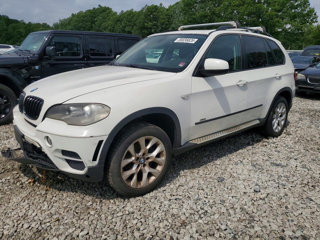 2013 Bmw X5 Xdrive35i White vin: 5UXZV4C54D0B17479