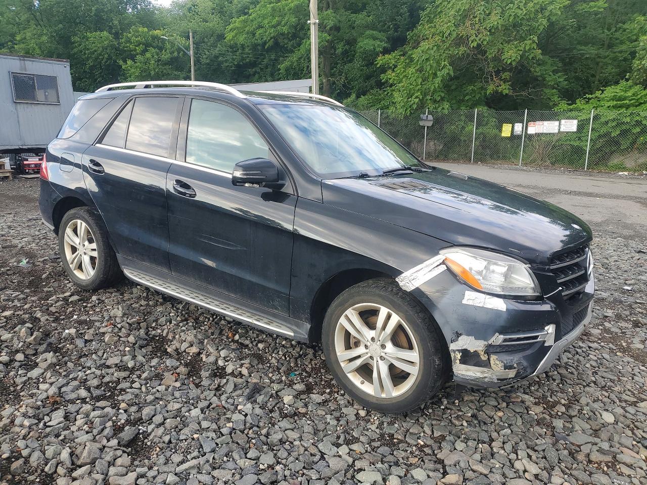 2013 Mercedes-benz Ml 350 4matic Черный vin: 4JGDA5HB6DA175916