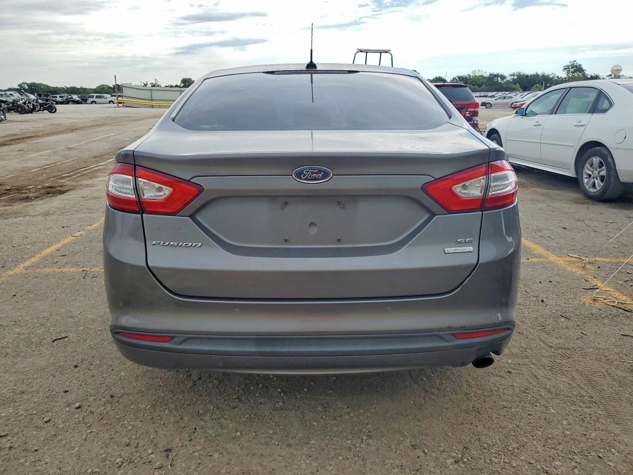 2013 Ford Fusion Se Gray vin: 3FA6P0HR1DR370281