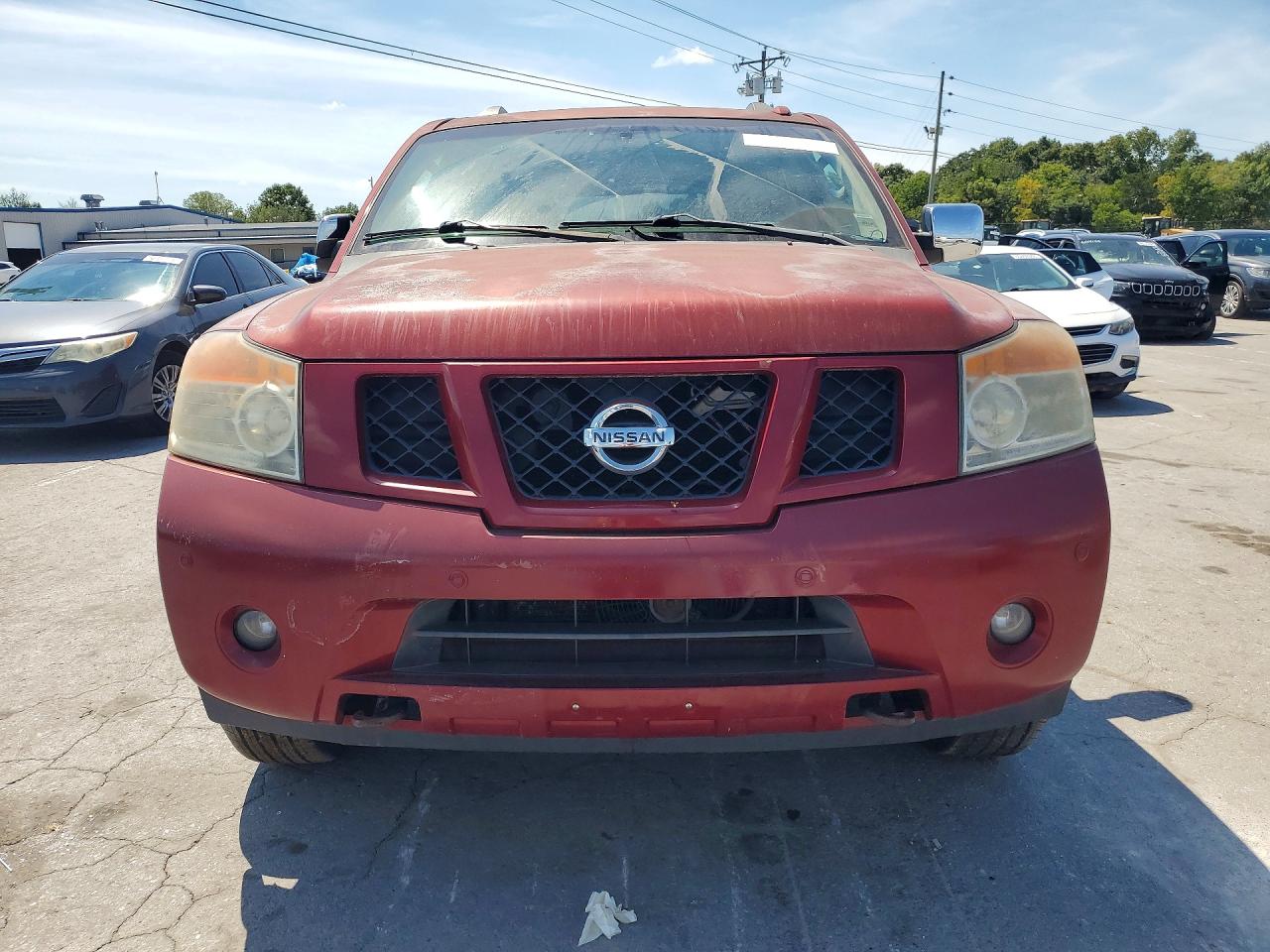 2008 Nissan Armada Se Red vin: 5N1AA08C68N618708