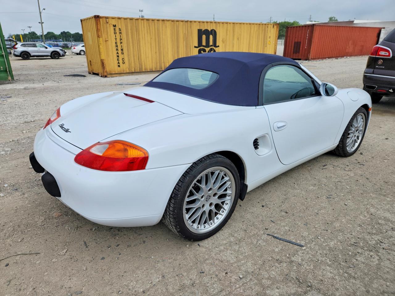1999 Porsche Boxster White vin: WP0CA2988XU625277