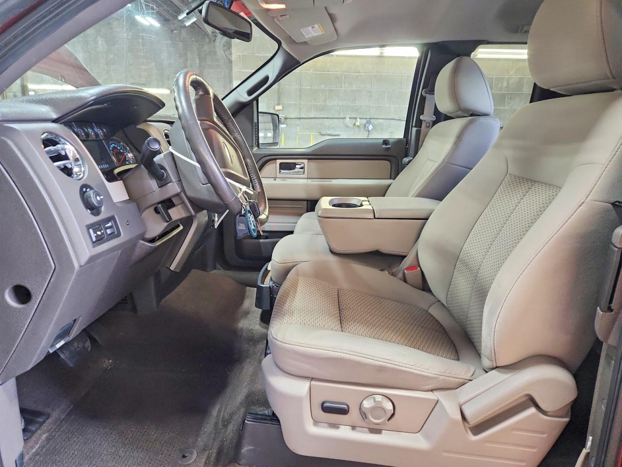 2010 Ford F150 Super Cab Burgundy vin: 1FTEX1E82AFD75487