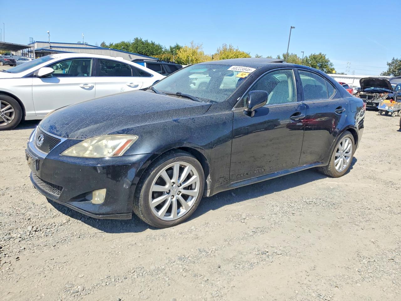 2008 Lexus Is 250 Base Black vin: JTHBK262285077215