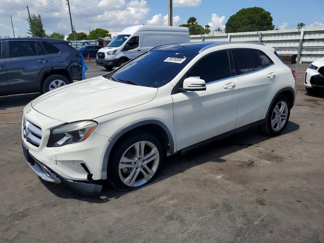2015 Mercedes-benz Gla 250 4matic White vin: WDCTG4GB2FJ148140