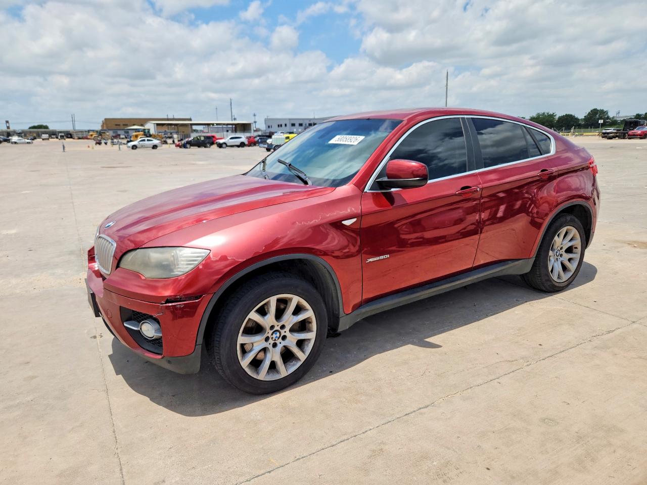 2010 Bmw X6 Xdrive50i Red vin: 5UXFG8C59ALZ94335
