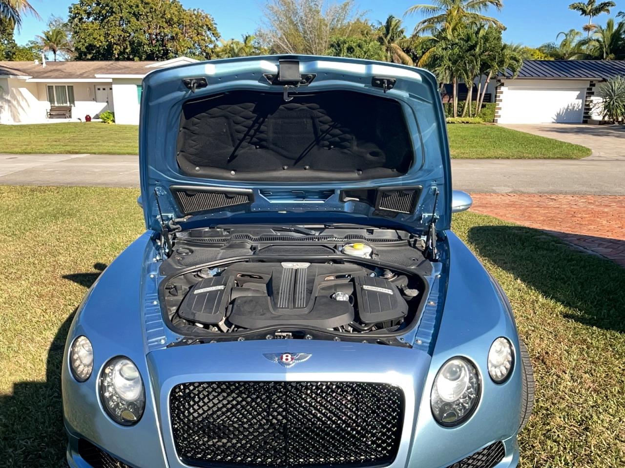 2015 Bentley Continental Gt V8 S Blue vin: SCBGH3ZA2FC049621