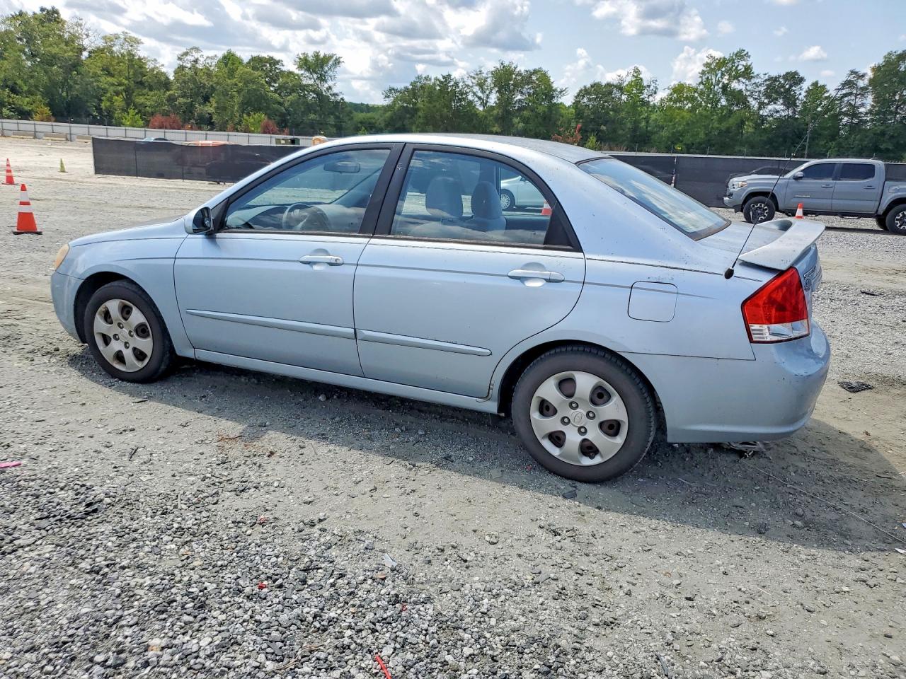 2008 Kia Spectra Lx Blue vin: KNAFE121085497277