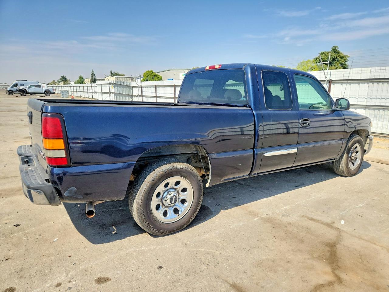 2006 Gmc New Sierra C1500 Blue vin: 1GTEC19V36Z299375