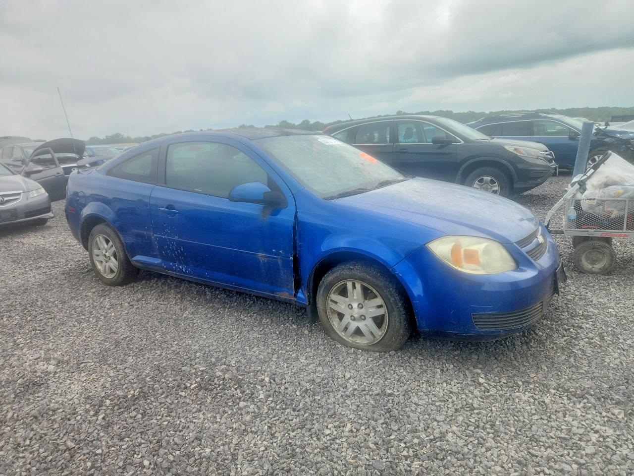 2005 Chevrolet Cobalt Ls Blue vin: 1G1AL12F957650245