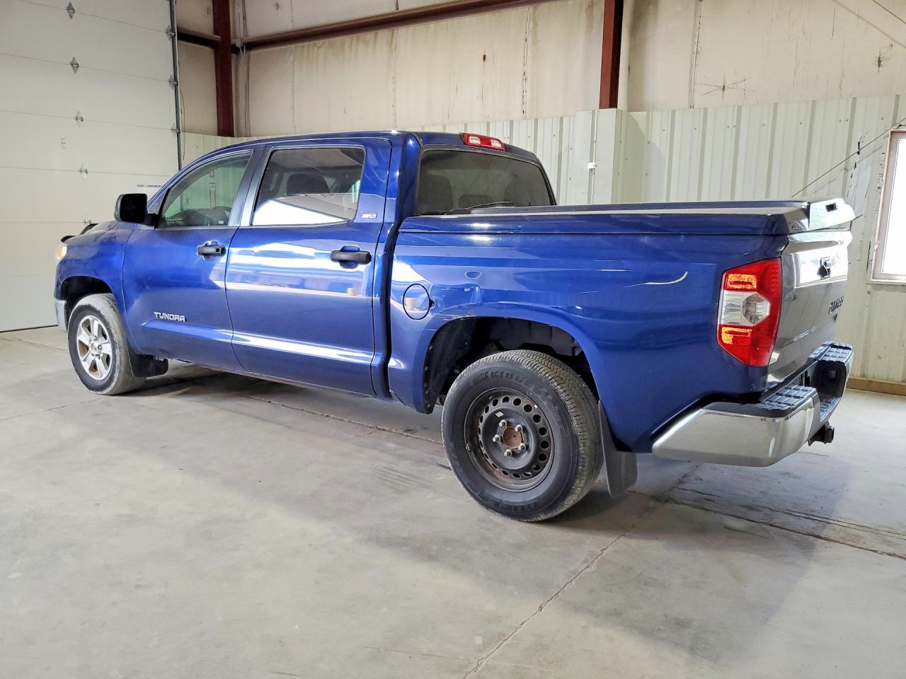2014 Toyota Tundra Crewmax Sr5 Blue vin: 5TFEM5F15EX068798