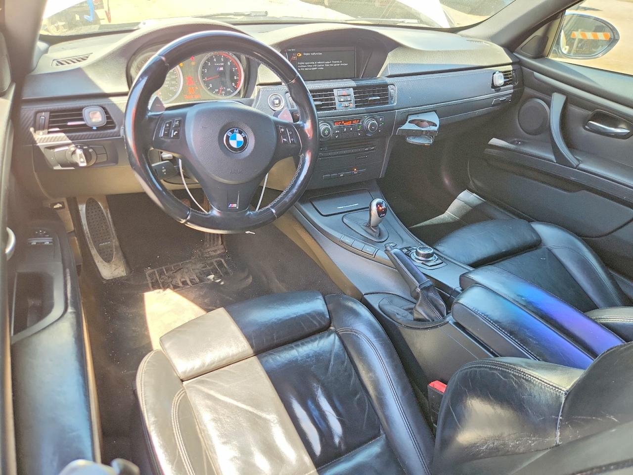 2013 Bmw M3 White vin: WBSKG9C53DJ593782