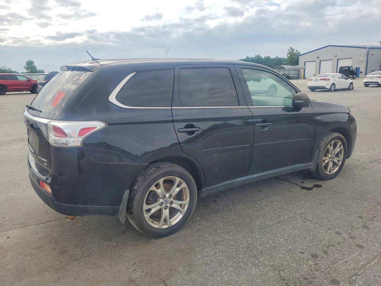 2014 Mitsubishi Outlander Gt Черный vin: JA4JZ4AXXEZ001800