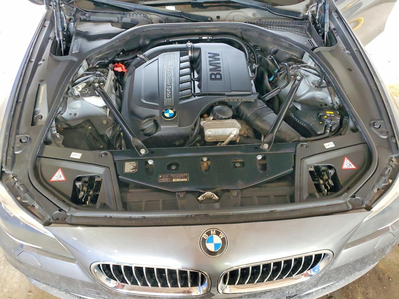 2015 Bmw 535 I Gray vin: WBA5B1C53FD919731