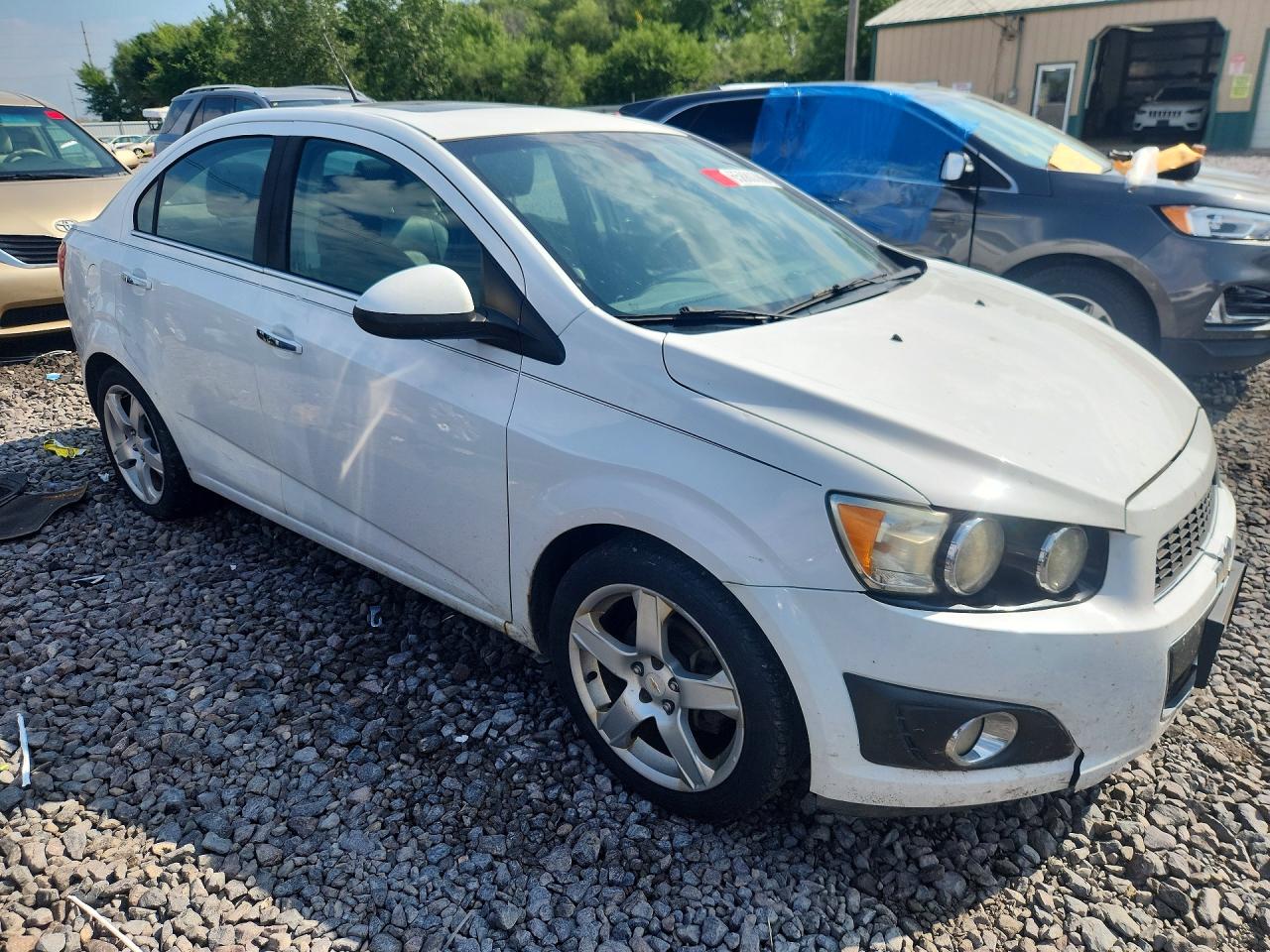 2012 Chevrolet Sonic Ltz Белый vin: 1G1JF5SB1C4101021