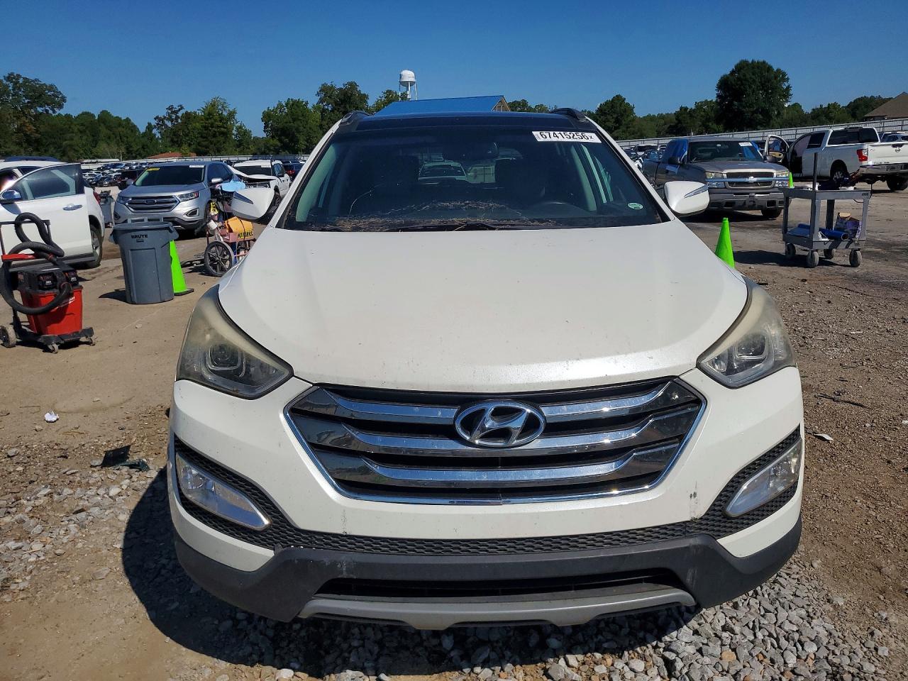 2014 Hyundai Santa Fe Sport 2.4l White vin: 5XYZU3LB6EG186543
