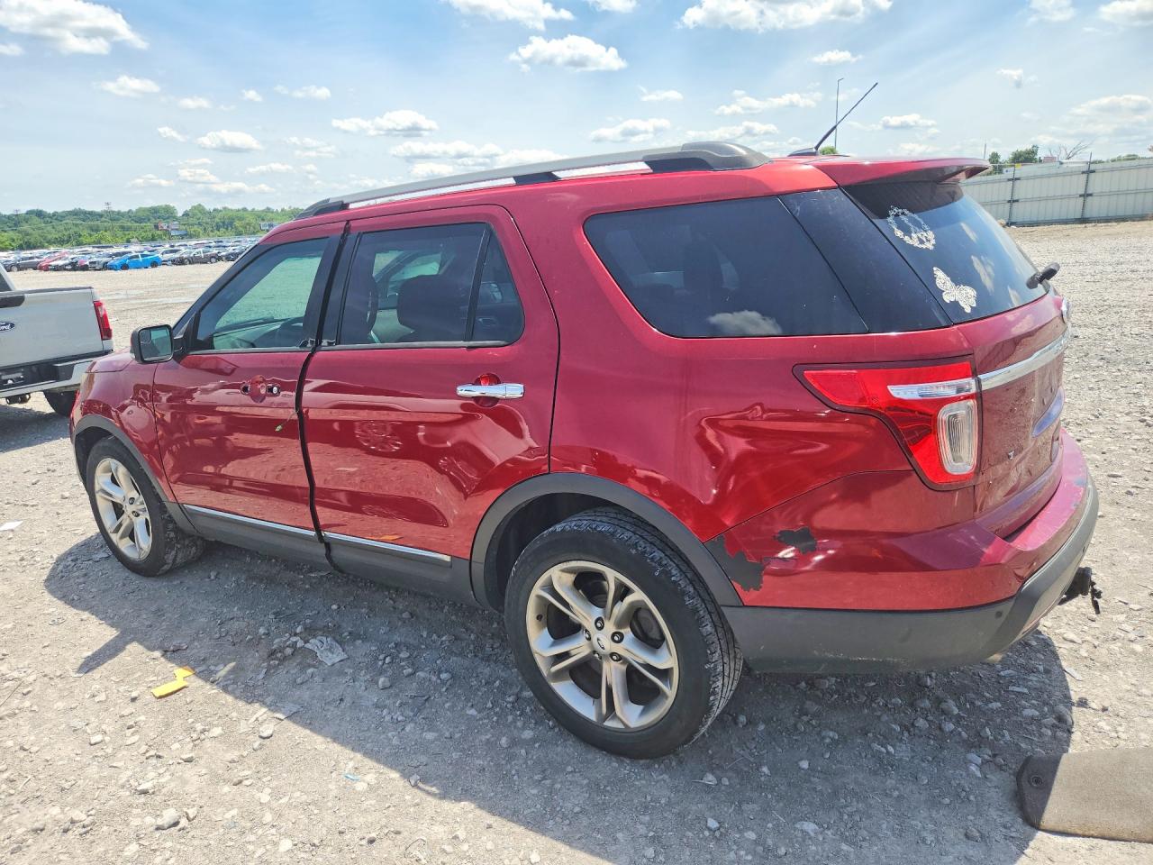 2015 Ford Explorer Limited Maroon vin: 1FM5K7F88FGA66846