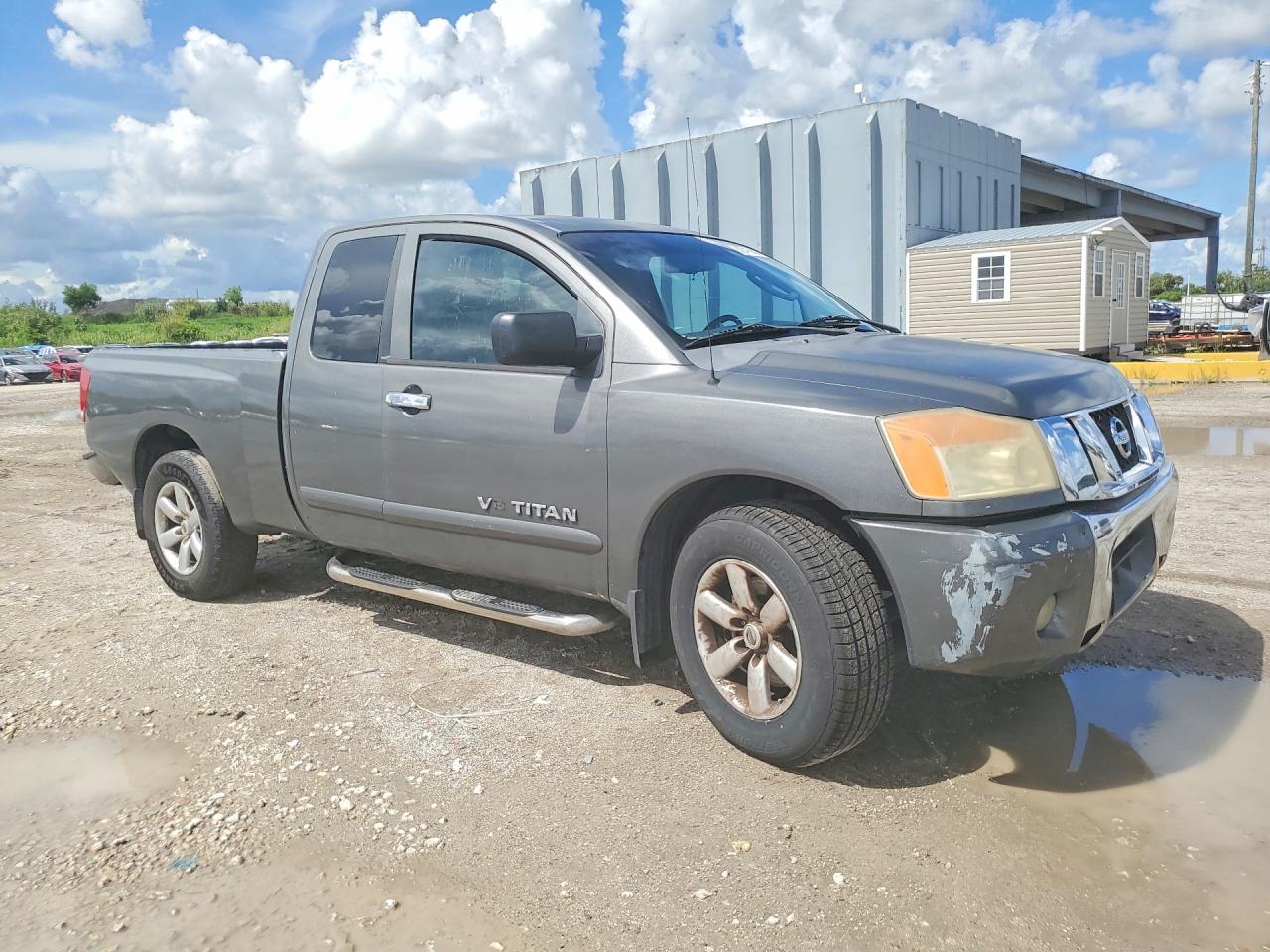 2009 Nissan Titan Xe Ffv Gray vin: 1N6BA06A49N305875