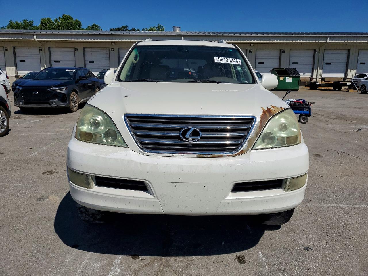 2004 Lexus Gx 470 White vin: JTJBT20X740029183