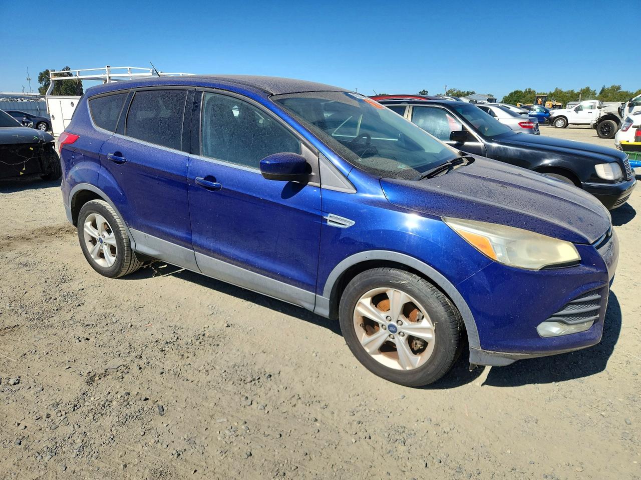2014 Ford Escape Se Синий vin: 1FMCU0GX0EUC94094