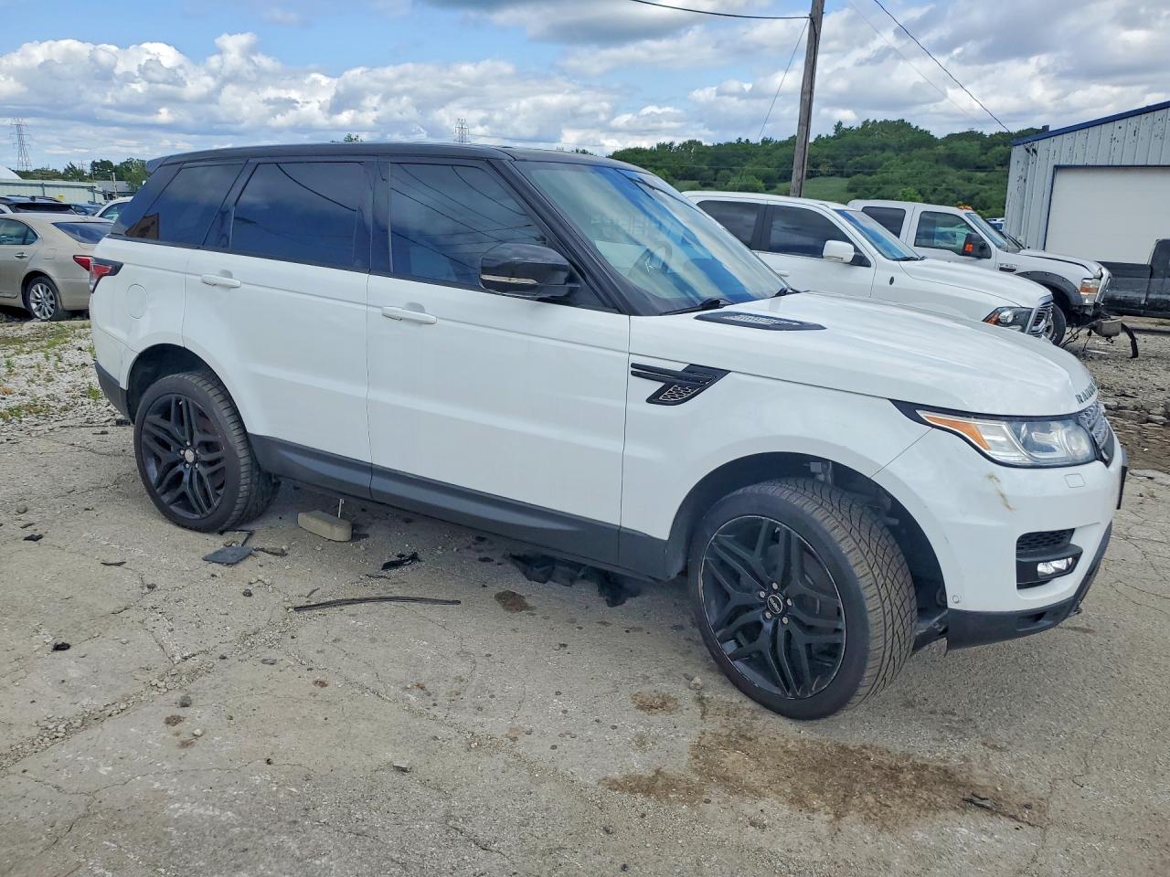 2014 Land Rover Range Rover Sport Hse White vin: SALWR2WF6EA312311