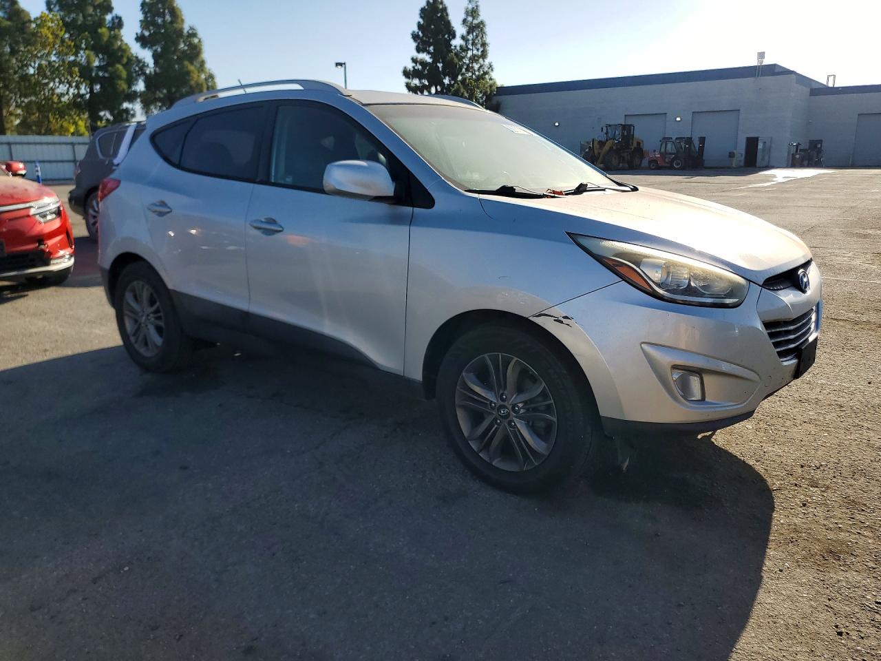 2014 Hyundai Tucson Se White vin: KM8JUCAG9EU926253