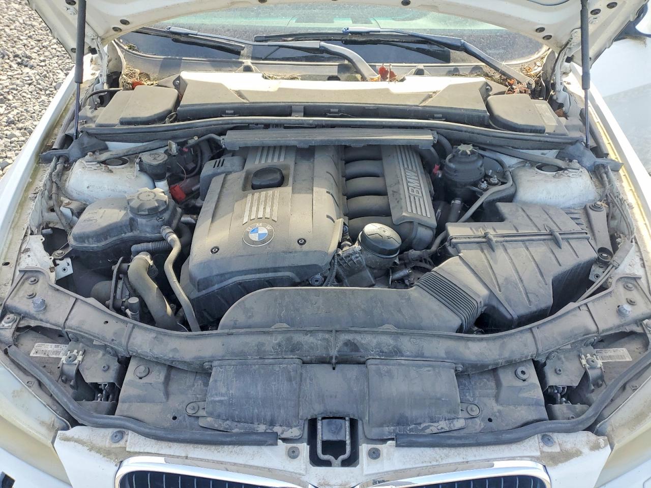 2011 Bmw 328 Xi Sulev White vin: WBAPK5G59BNN24385