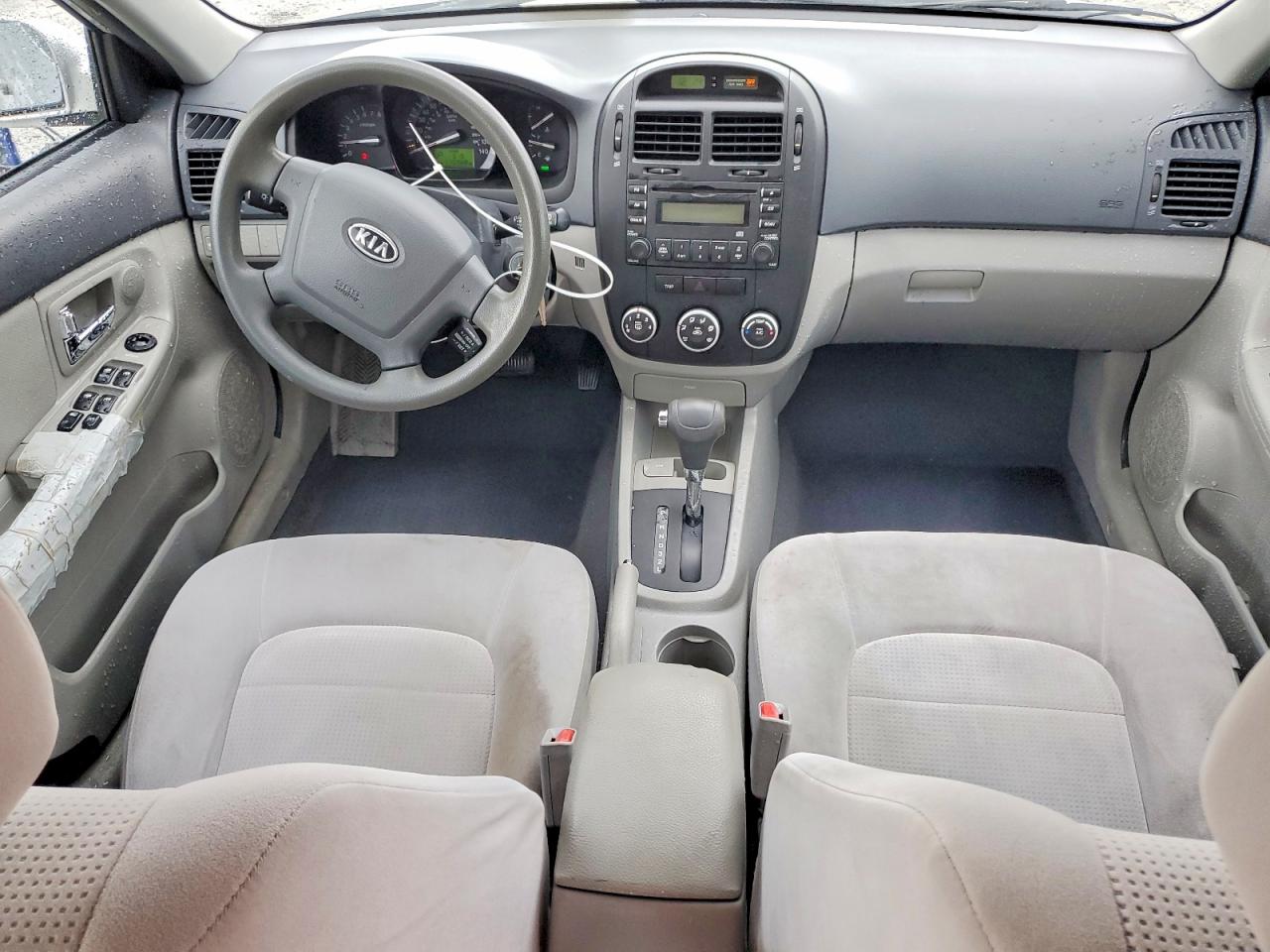 2009 Kia Spectra Lx Silver vin: KNAFE221095590968