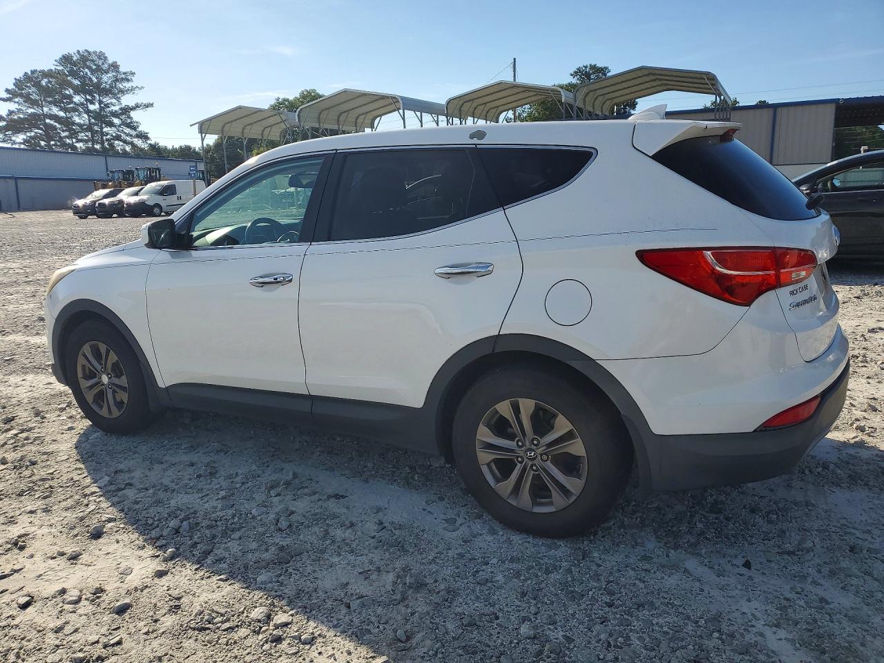 2013 Hyundai Santa Fe Sport 2.4l White vin: 5XYZU3LBXDG044968