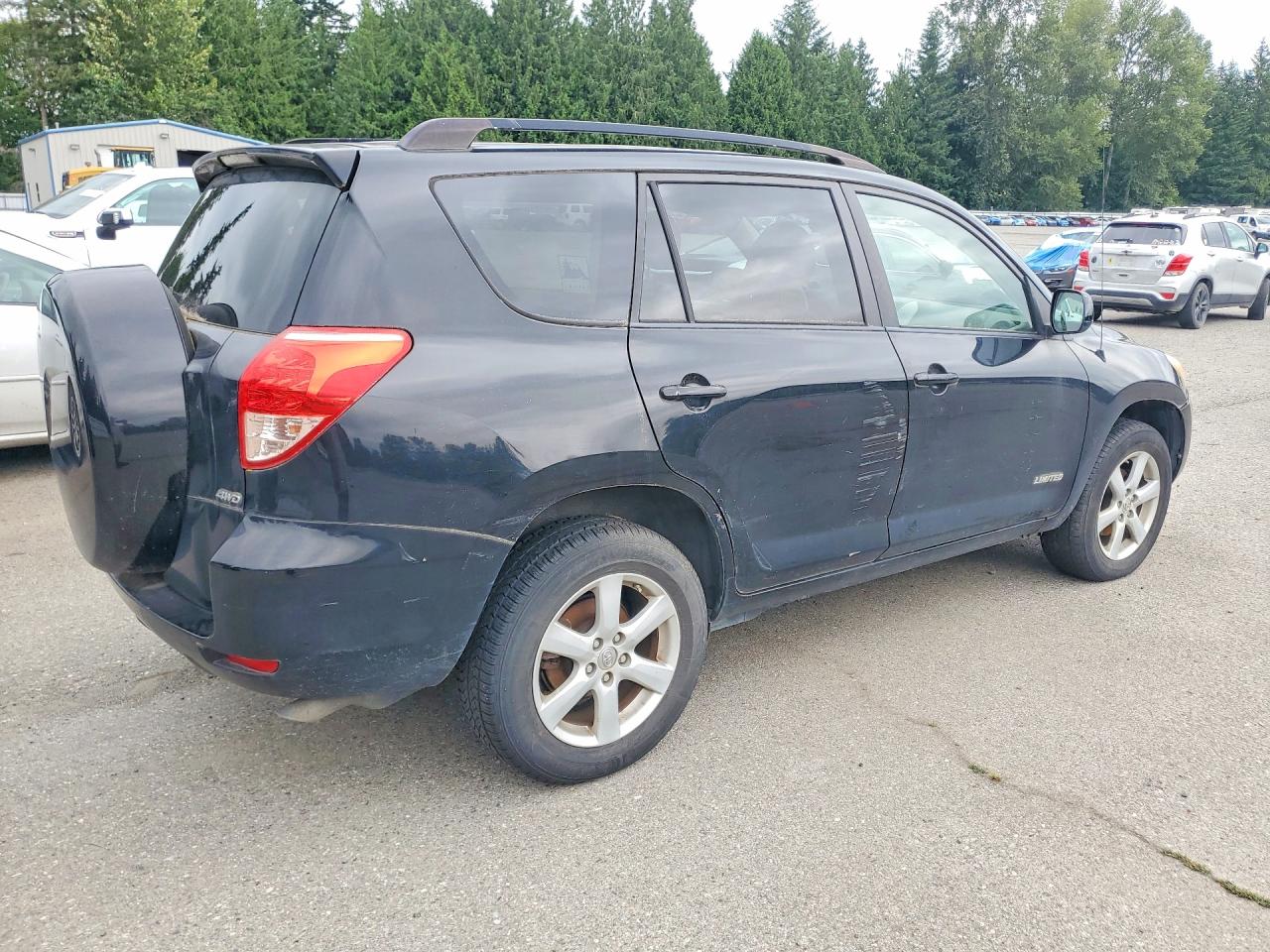 2007 Toyota Rav4 Limited Black vin: JTMBK31V876027971