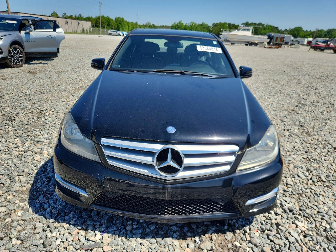 2012 Mercedes-benz C 250 Black vin: WDDGF4HB9CA614303
