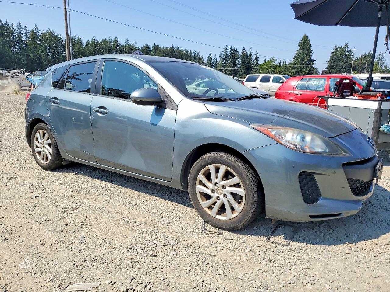 2012 Mazda 3 I Синий vin: JM1BL1L70C1623423