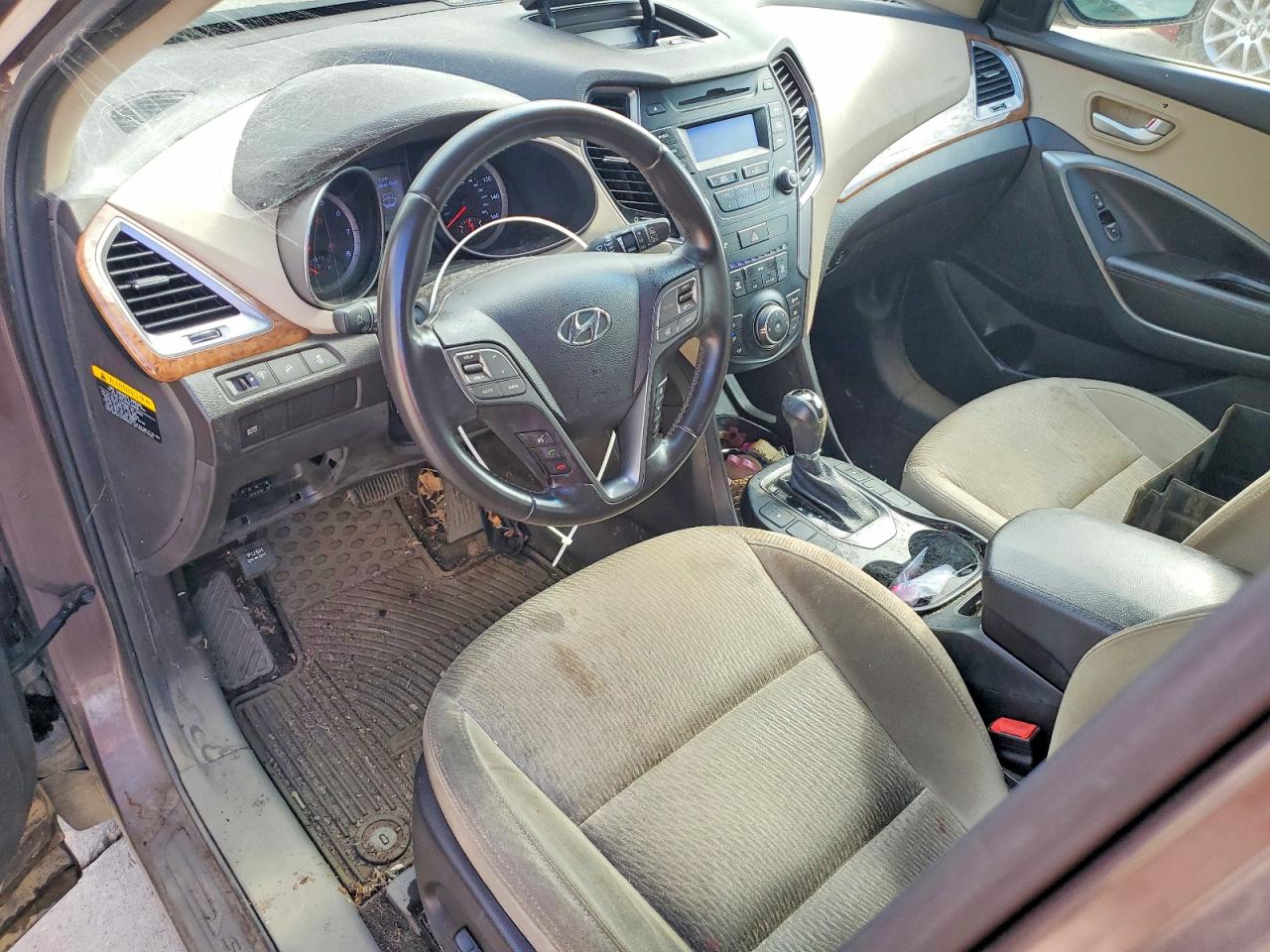 2013 Hyundai Santa Fe Gls Brown vin: KM8SM4HFXDU030484