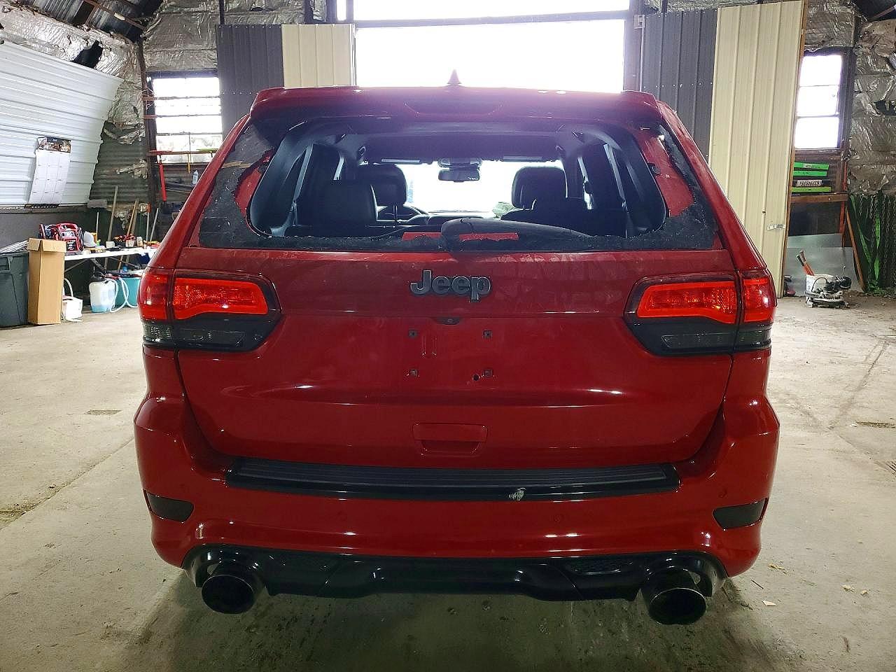 2014 Jeep Grand Cherokee Srt Red vin: 1C4RJFDJ6EC212661