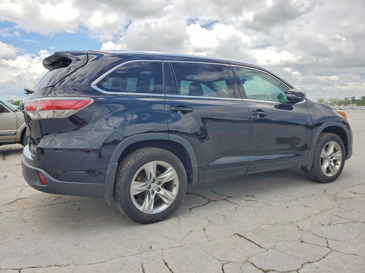 2014 Toyota Highlander Limited Black vin: 5TDDKRFH9ES028431