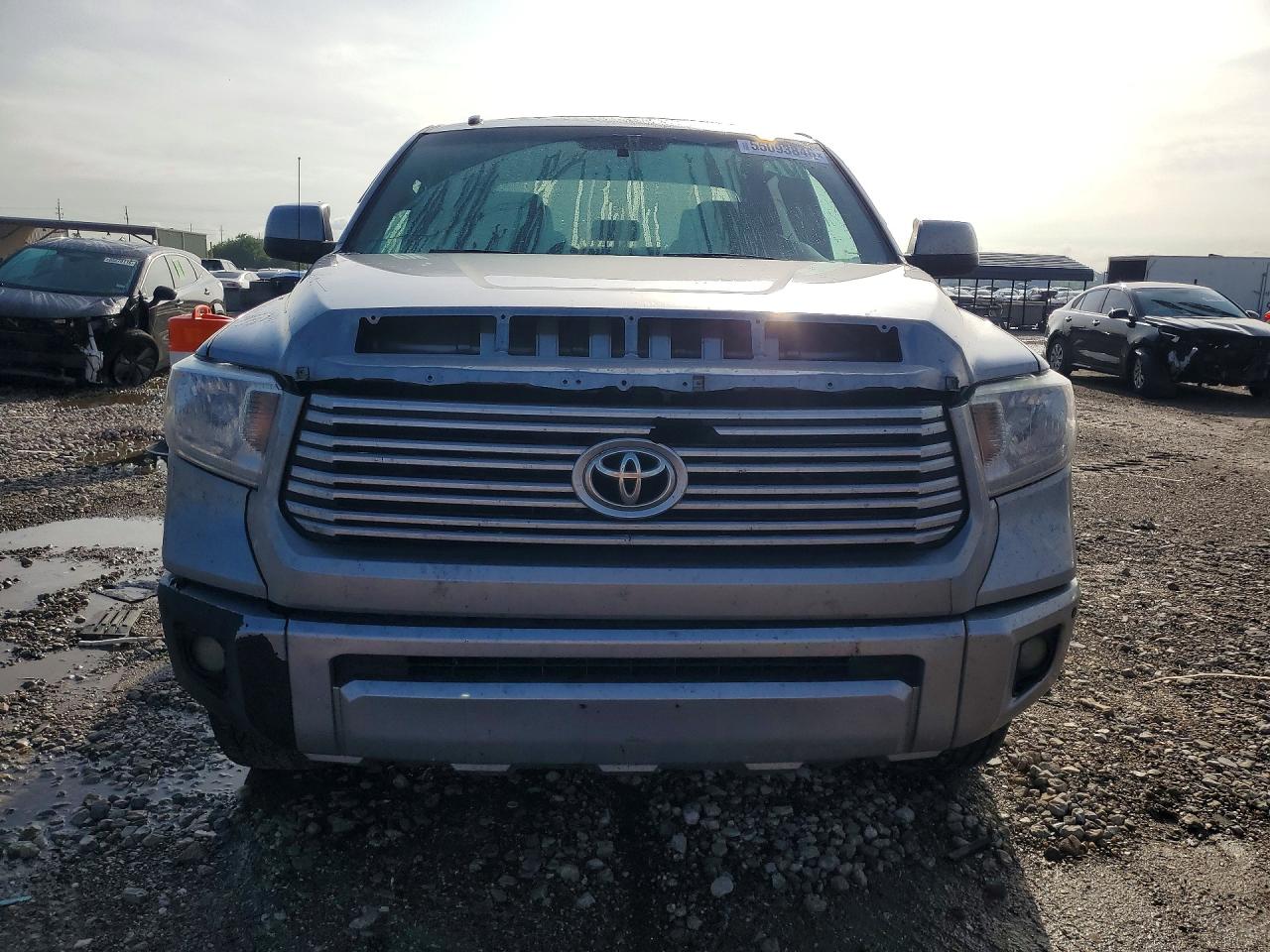 2015 Toyota Tundra Platinum Серебряный vin: 5TFAW5F12FX476282