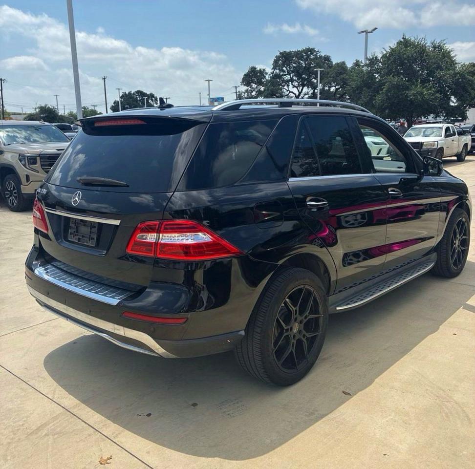 2015 Mercedes-benz Ml 350 Black vin: 4JGDA5JB0FA531340